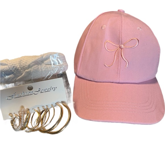 NEW Fashion Bundle with Pink bow Hat - Picture 1 of 8